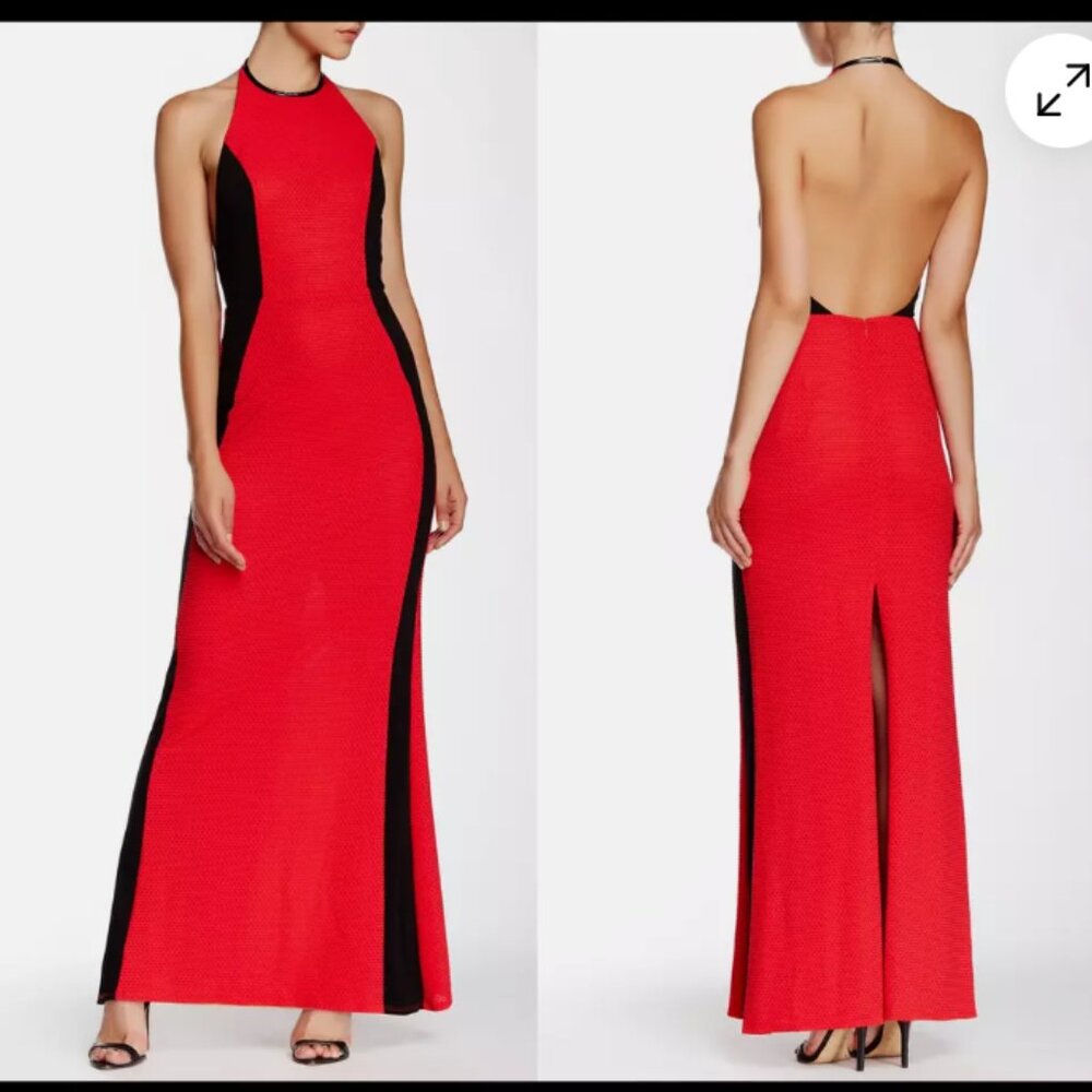 ABS by Allen Schwartz Halter Gown